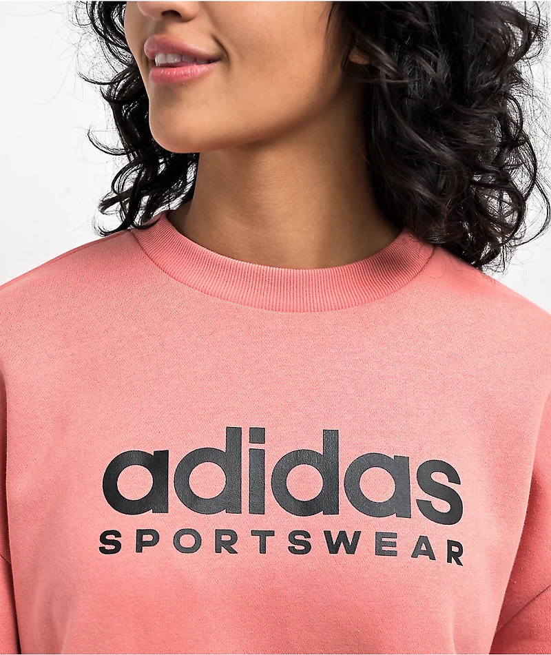 adidas All Season Clay Oversized Crewneck Sweatshirt