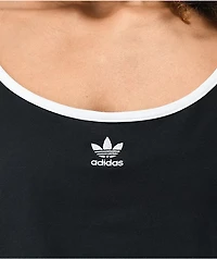 adidas Black Spaghetti Strap Crop Tank Top