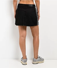 adidas Black Wash Denim Mini Skirt