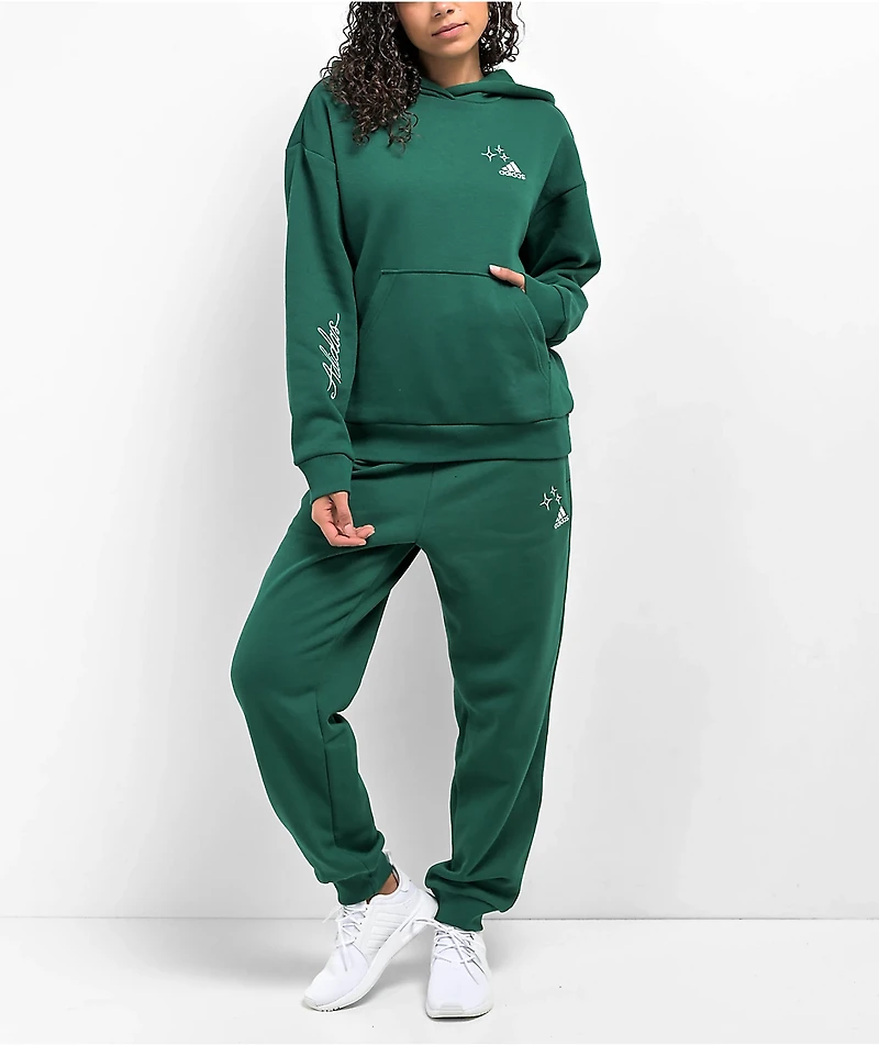 adidas Bluv Q3 Green Hoodie