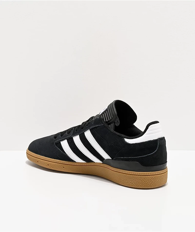 adidas Busenitz Black, White, & Gum Shoes