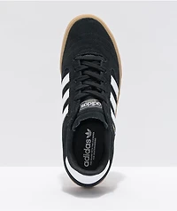 adidas Busenitz Black, White & Gum Vulcanized Shoes