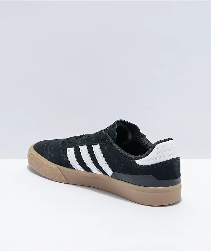 adidas Busenitz Black, White & Gum Vulcanized Shoes