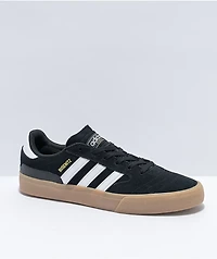adidas Busenitz Black, White & Gum Vulcanized Shoes