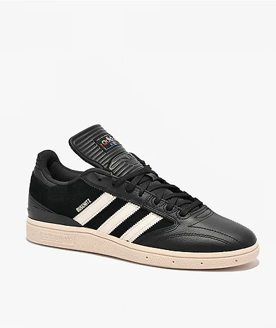 adidas Busenitz Black & White Skate Shoes