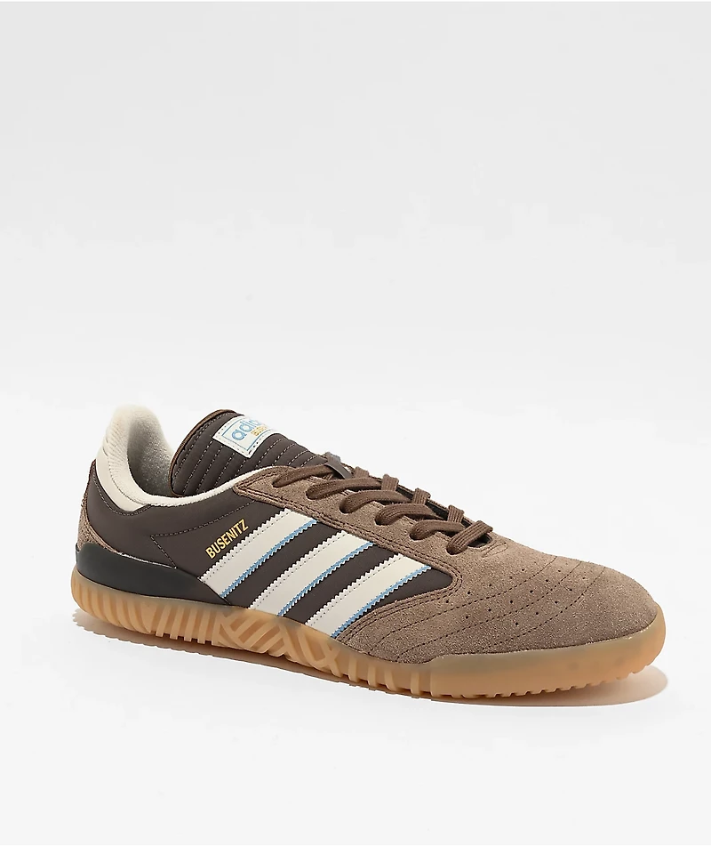 adidas Busenitz Indoor Super Earth Strata & Charcoal Skate Shoes