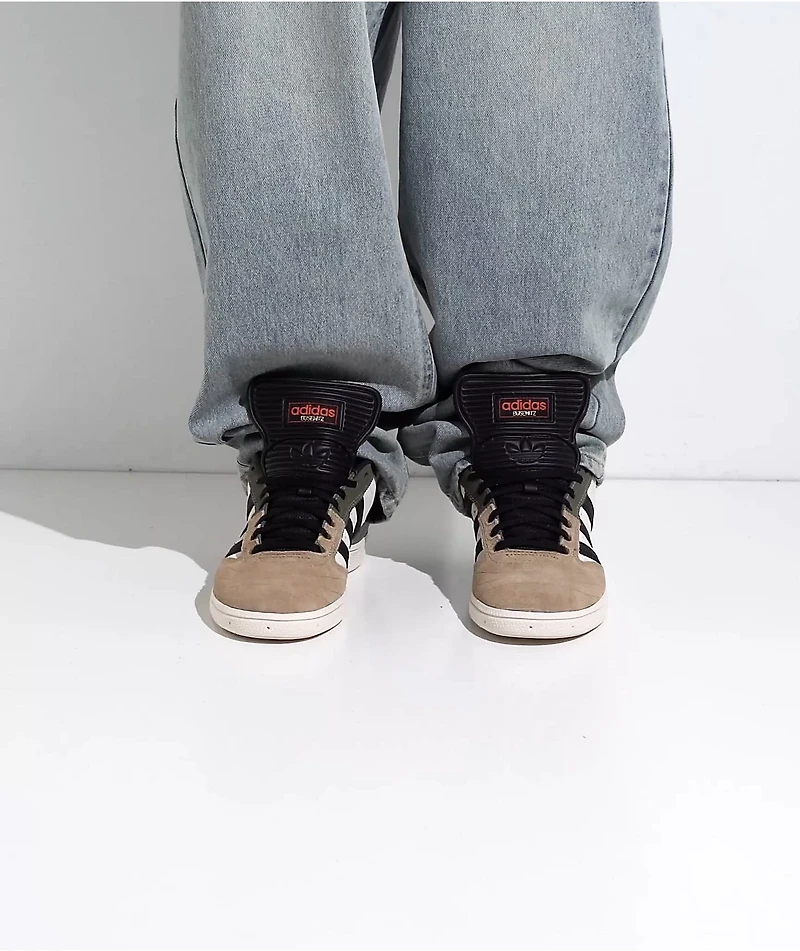 adidas Busenitz Olive & Black Skate Shoes