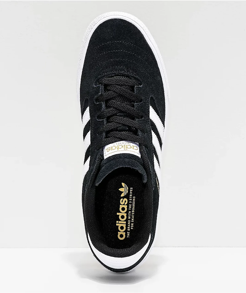 adidas Busenitz Vulc II Black, White & Gum Shoes