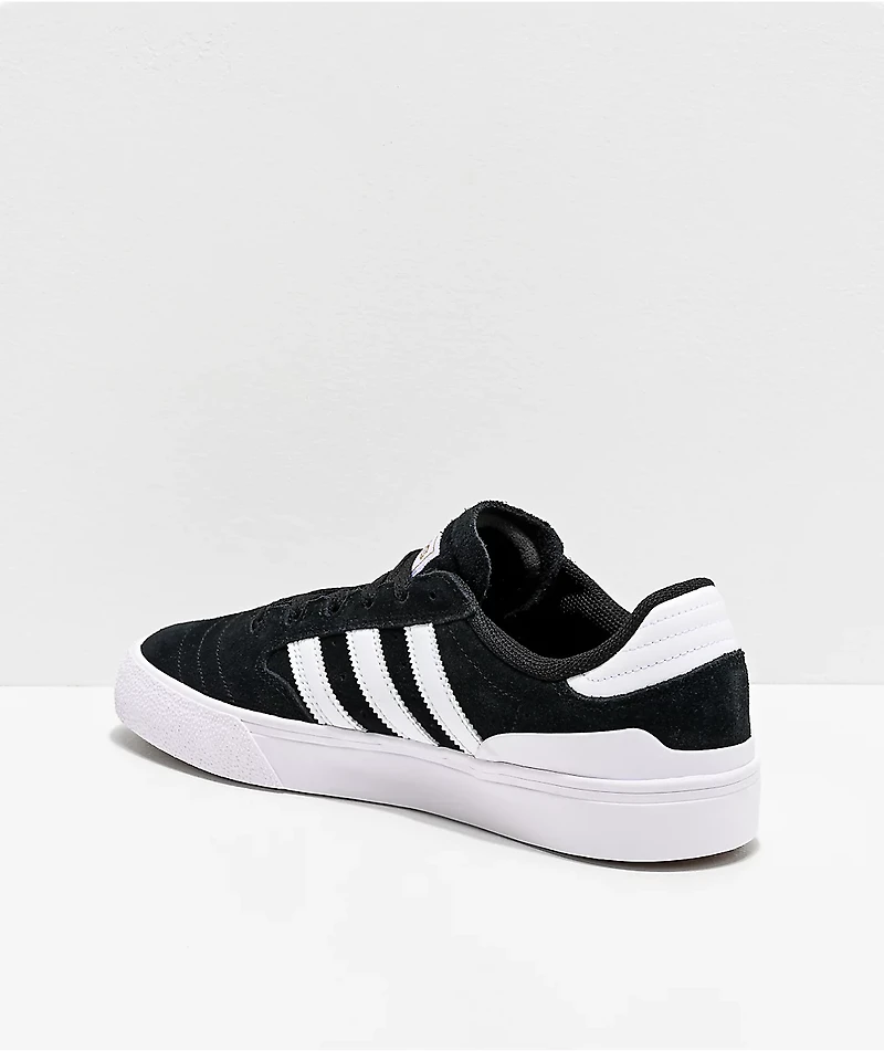 adidas Busenitz Vulc II Black, White & Gum Shoes