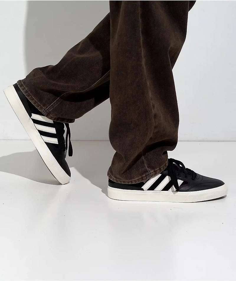 adidas Busenitz Vulc II Black & White Shoes