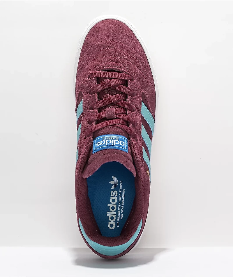 adidas Busenitz Vulc II Crimson & Mint Shoes