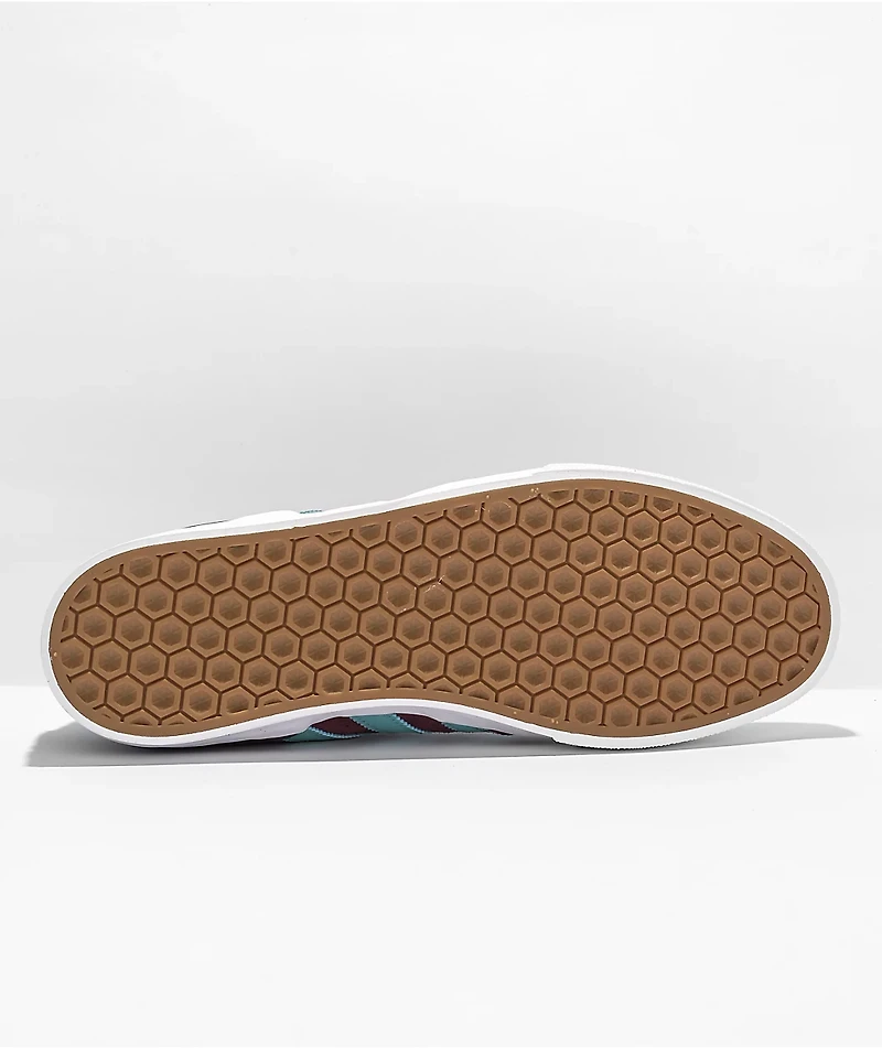adidas Busenitz Vulc II Crimson & Mint Shoes