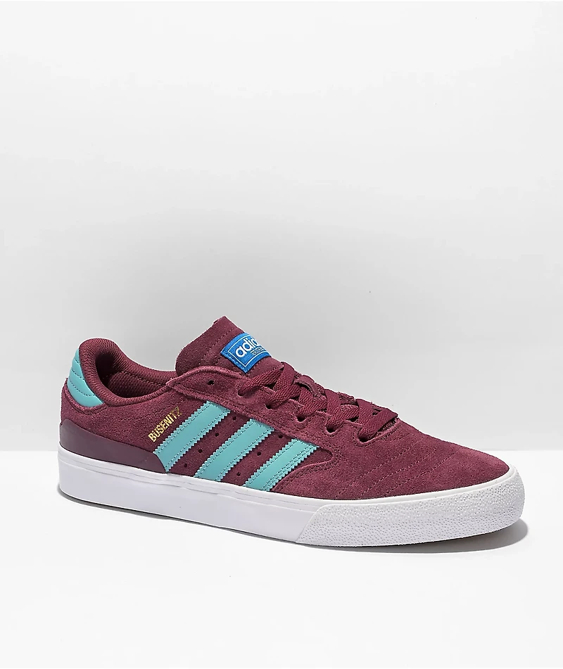 adidas Busenitz Vulc II Crimson & Mint Shoes