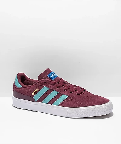 adidas Busenitz Vulc II Crimson & Mint Shoes