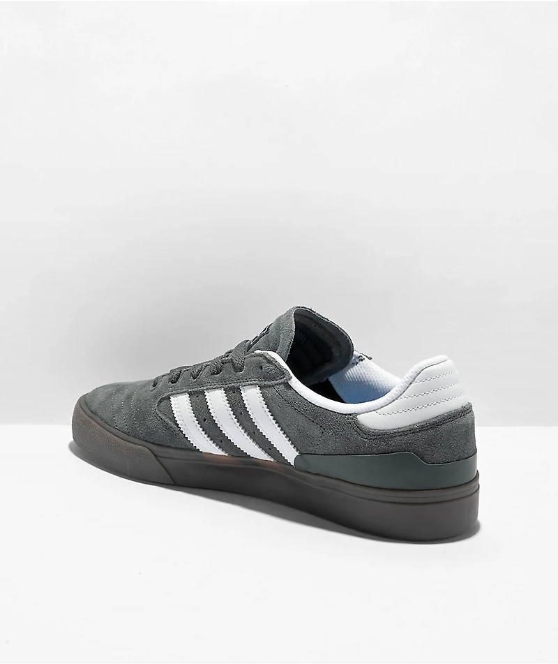 adidas Busenitz Vulc II Dark Grey & Gum Shoes