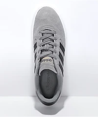 adidas Busenitz Vulc II Grey, Black, & White Shoes