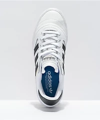 adidas Busenitz Vulc II White, Black, & Gold Shoes