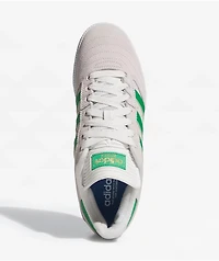 adidas Busenitz White & Green Skate Shoes