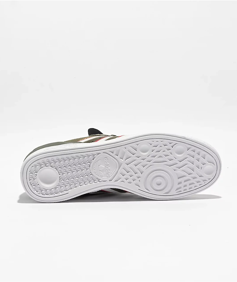 adidas Busenitz x Mancina Green & White Skate Shoes