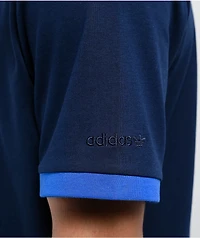adidas Contrast Navy Ringer T-Shirt