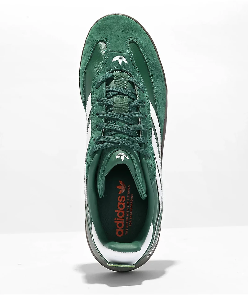 adidas Copa Nationale Green, White & Gum Skate Shoes