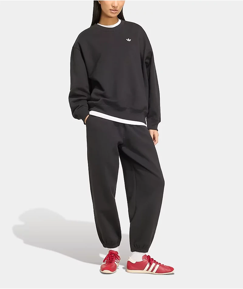 adidas Essentials Black Jogger Sweatpants