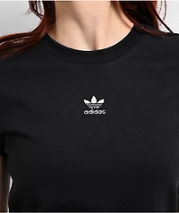 adidas Essentials Black Slim T-Shirt