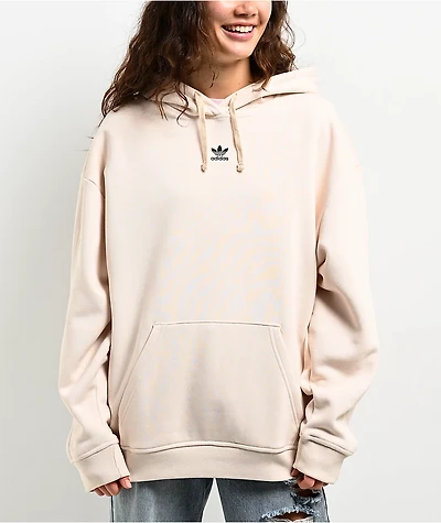 adidas Essentials Oversized Crème Hoodie