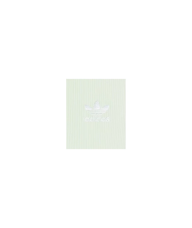 adidas Essentials Ribbed Almost Yellow Crop Tank Top
