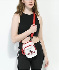 adidas Fest Off White & Scarlet Crossbody Bag