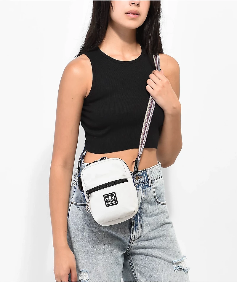 adidas Festival 2.5 White Crossbody Bag