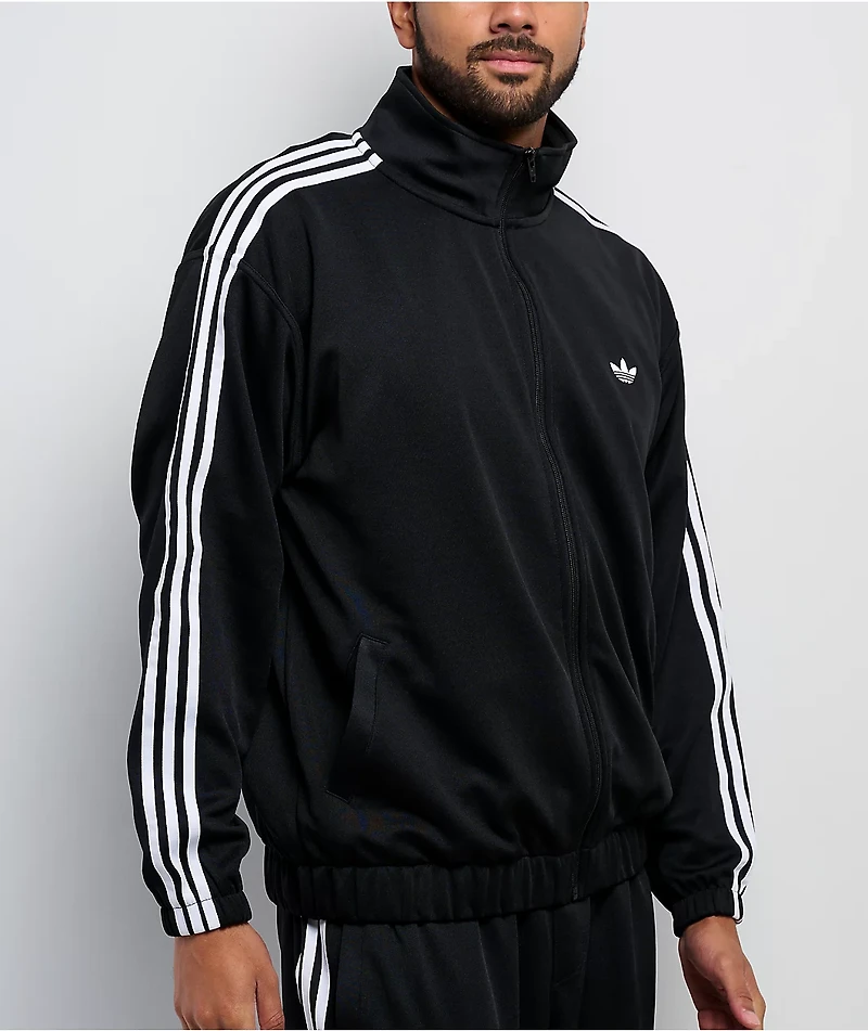adidas Firebird Black Track Jacket