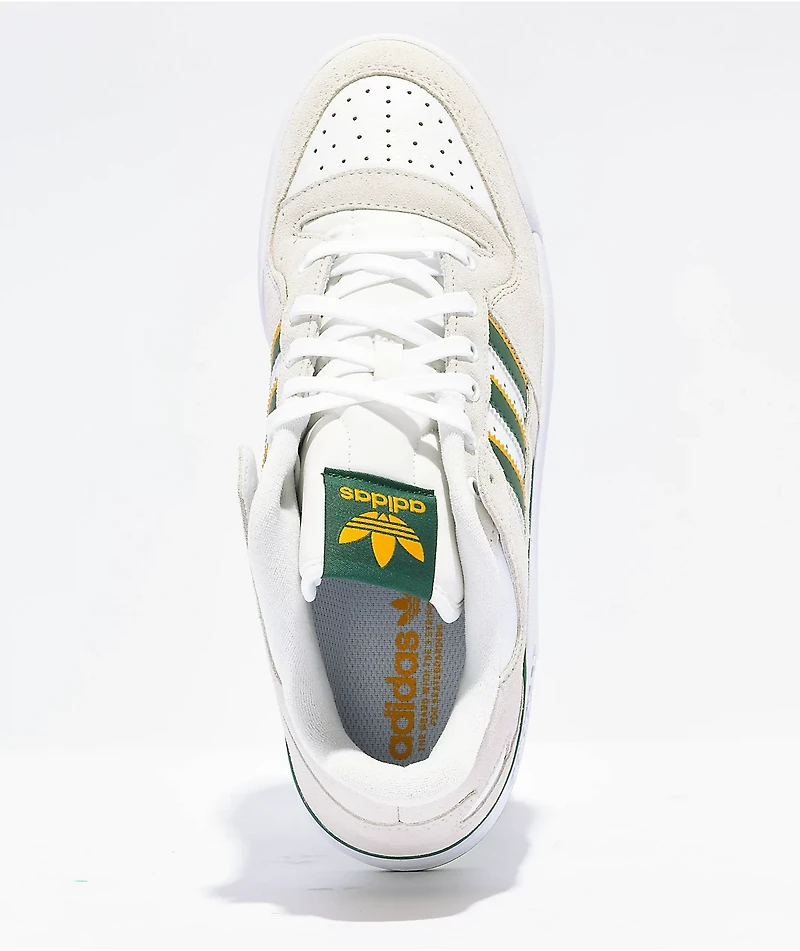 adidas Forum 84 Low ADV White, Green & Yellow Skate Shoes