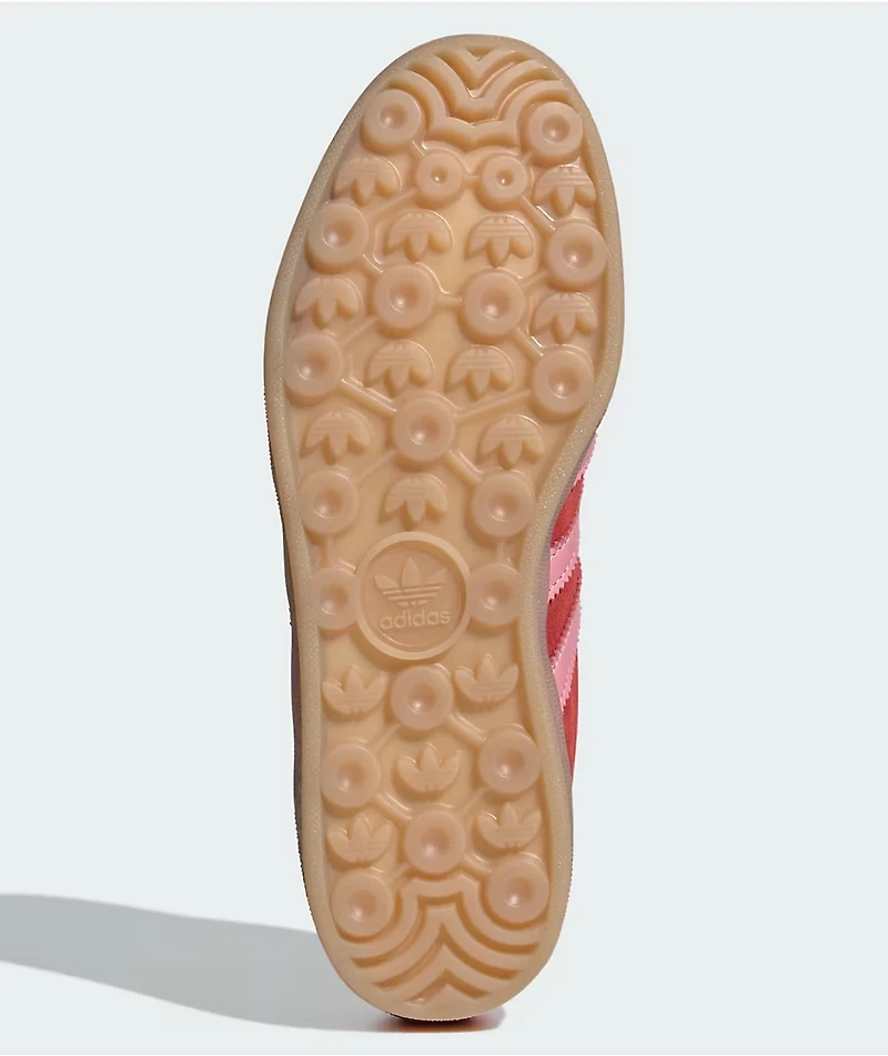 adidas Gazelle ADV Better Scarlet, Light Pink & Gum Skate Shoes