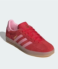 adidas Gazelle ADV Better Scarlet, Light Pink & Gum Skate Shoes