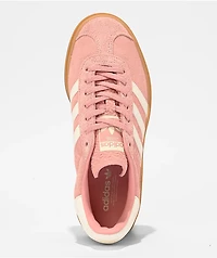 adidas Gazelle Bold Pink, White & Gum Platform Shoes