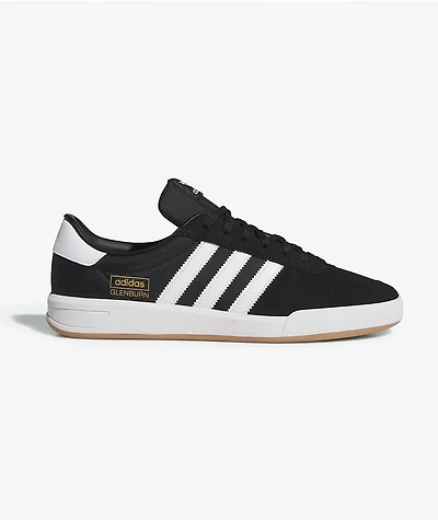 adidas Glenburn ADV Black & White Skate Shoes
