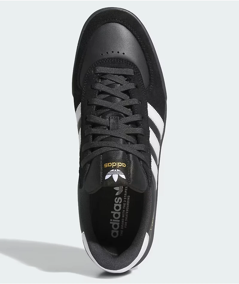 adidas Glenburn ADV Core Black, Cloud White & Carbon Skate Shoes