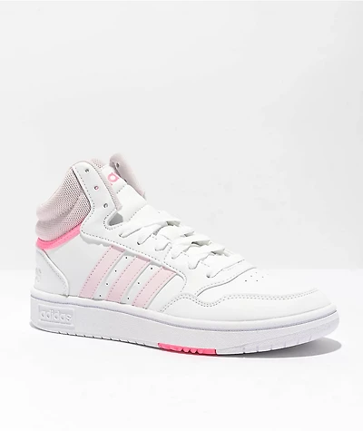 adidas Hoops 3.0 Mid Pink Shoes