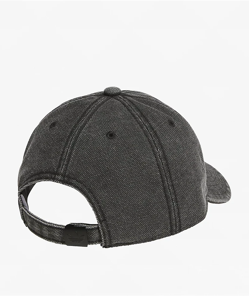 adidas Italian Dye Black Wash Strapback Hat