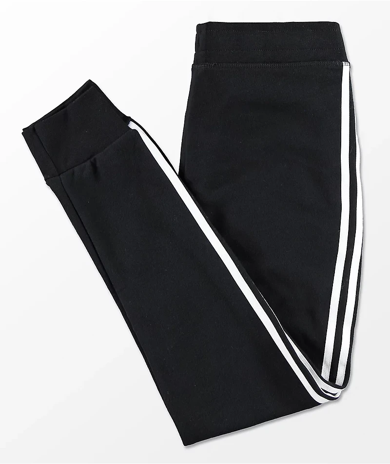 adidas Kids Trefoil Black Sweatpants
