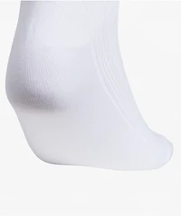 adidas Metallic Ruffle 3 Pack White Ankle Socks