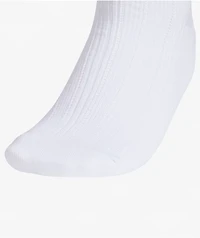 adidas Metallic Ruffle 3 Pack White Ankle Socks