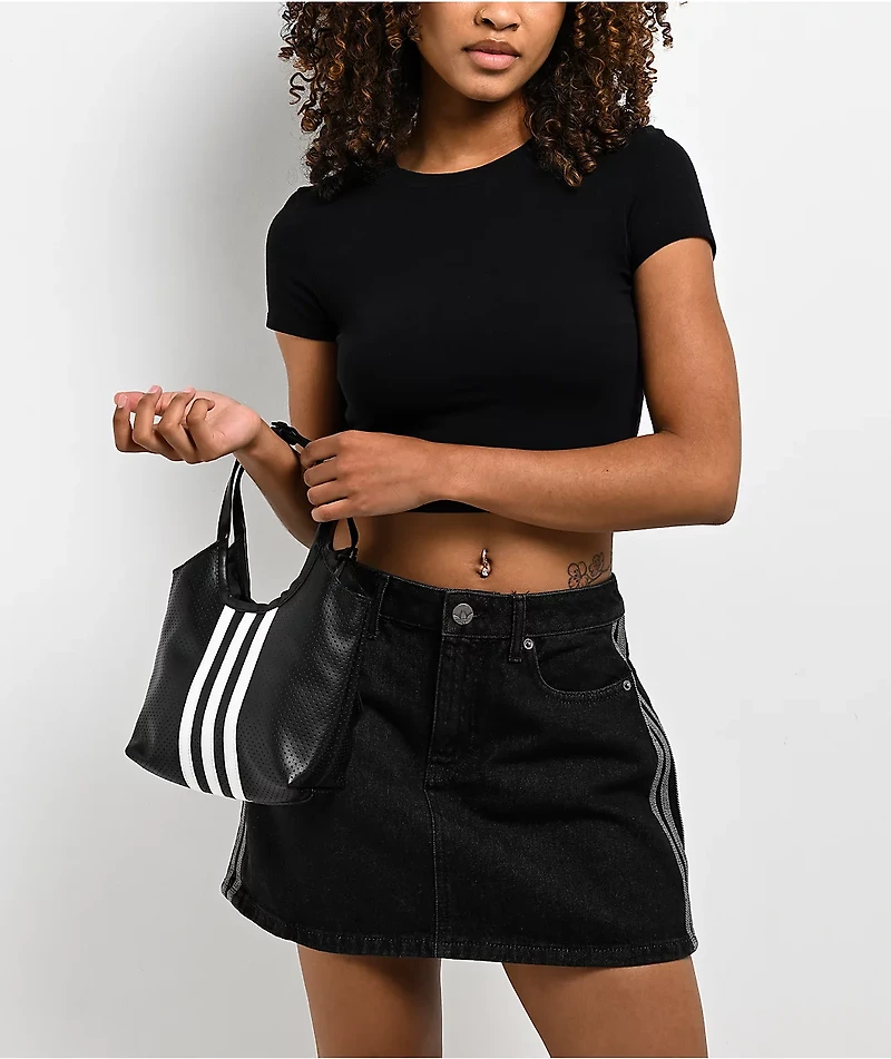 adidas Mini Perforated Black Handbag