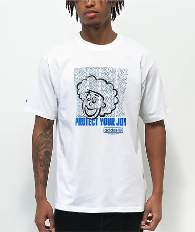 adidas Na-kel Message White T-Shirt