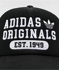 adidas New Prep Black Trucker Hat