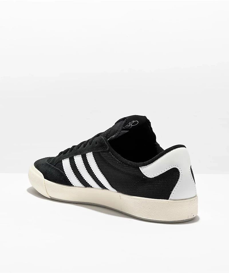 adidas Nora Black & White Skate Shoes