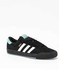 adidas Nora Core Black, Cloud White & Gold Metallic Skate Shoes