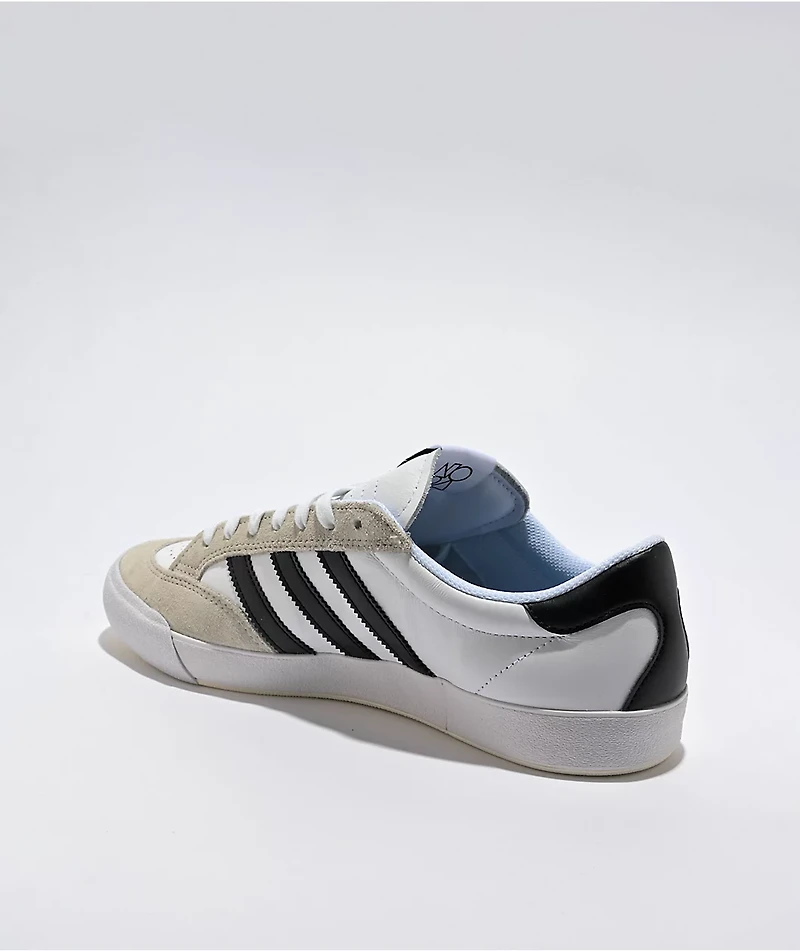 adidas Nora Crystal White & Core Black Skate Shoes