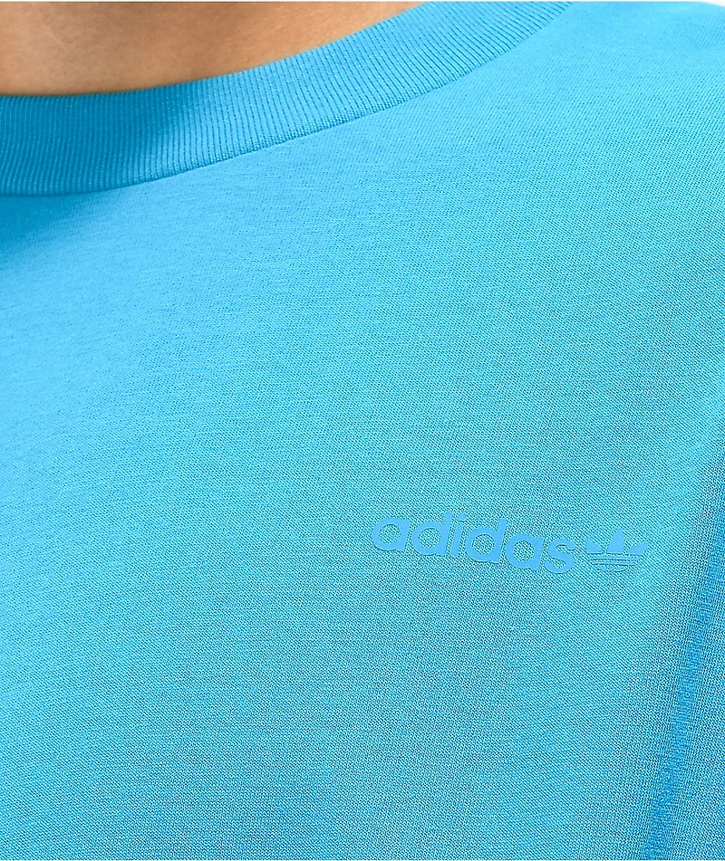 adidas Nora Graphic Blue Long Sleeve T-Shirt